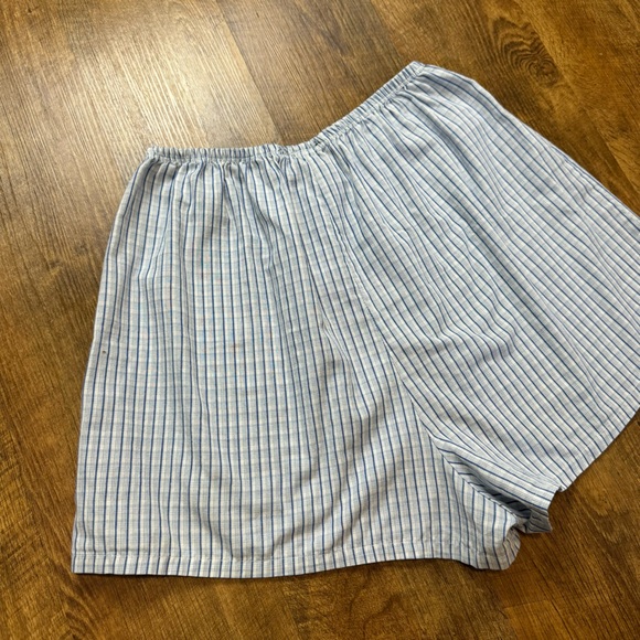 Vtg Y2K Florida Gators Boxer Shorts Sz S/M Blue White Stripe Plaid - Picture 7 of 9